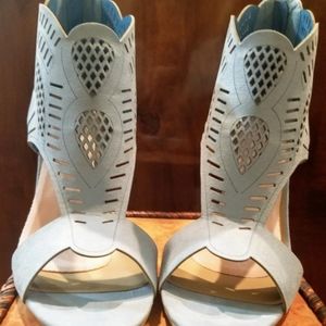 Grace Ice Blue Heels